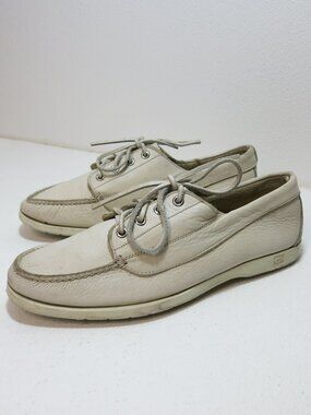 Dexter Genuine Hand-sewn Leather Deck Boat Shoes Men's Casual Footwear Sz 9.5 M